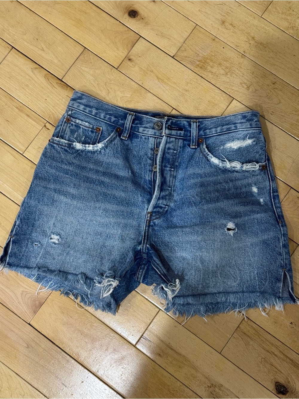 Abercrombie Women’s High Rise Denim Shorts